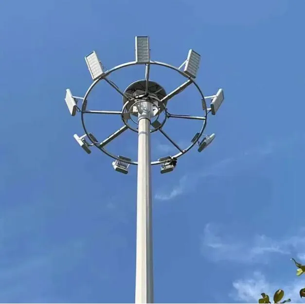 12 میٹر اونچا مست قطب